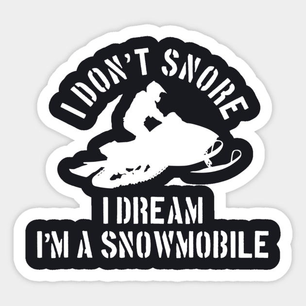 Snowmobile 45 Sticker by kazuha